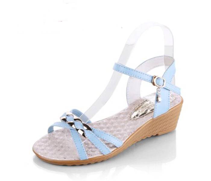 Womens High Heels Platform Casual Sandals EU37 LB23 Blue - Zoom Image 3