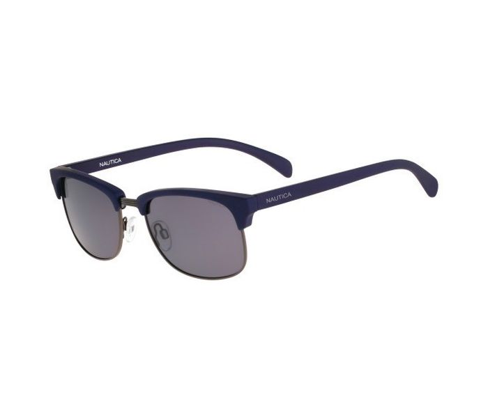 Nautica N3610SP 035 Square Gunmetal Frame & Mirror Mirrored Sunglasses for Unisex - Zoom Image