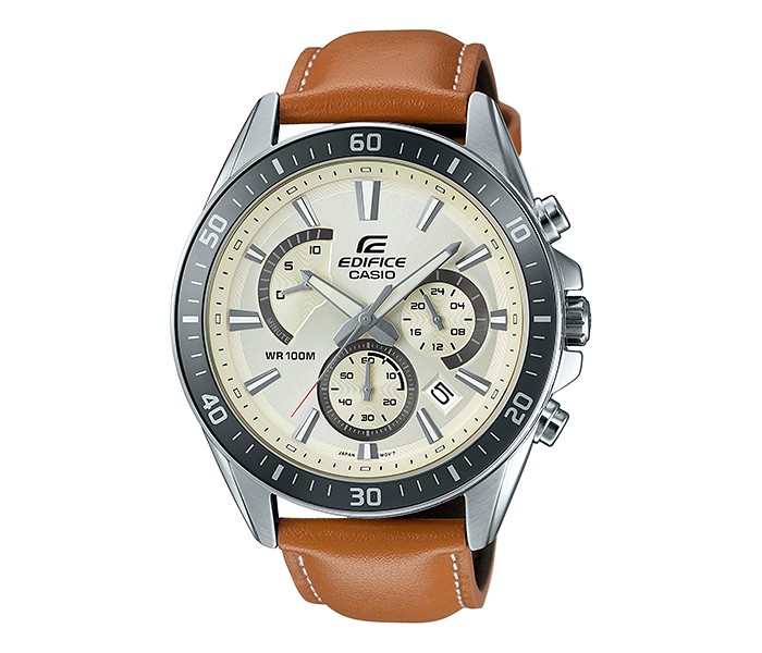 Casio Edifice EFR-552L-7AVUDF Mens Analog Watch Brown - Zoom Image