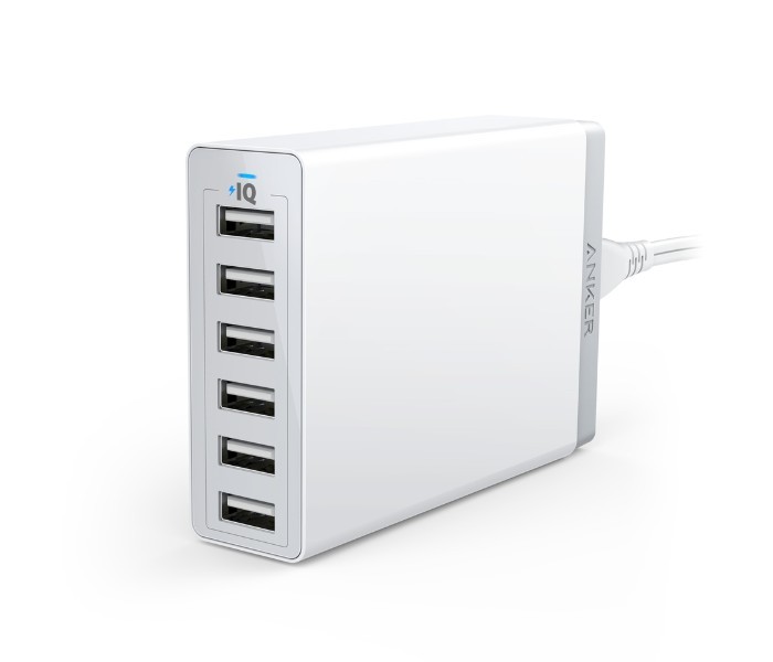 Anker A2123 Powerport 60 W 6 Port USB Charger White - Zoom Image 7