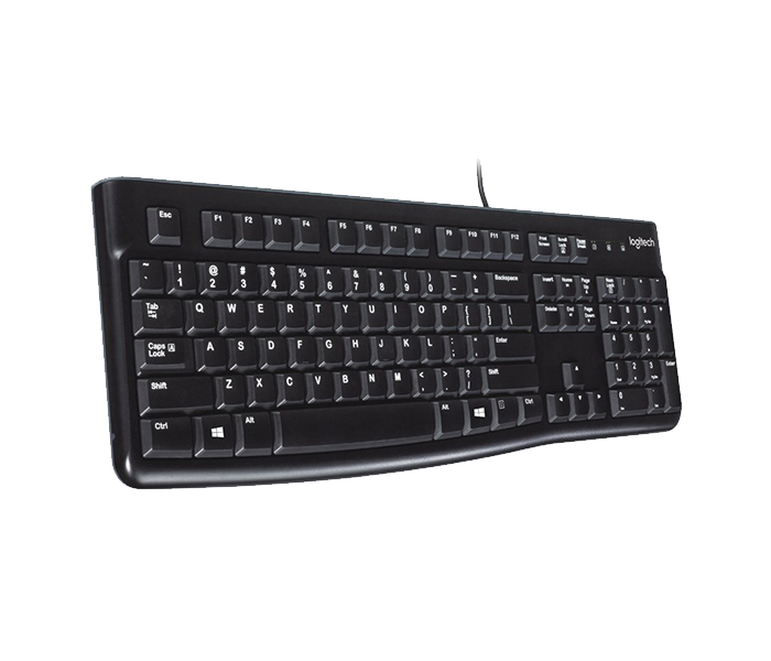 Logitech 920-002508 K120 USB Wired Keyboard - English, Black - Zoom Image 2