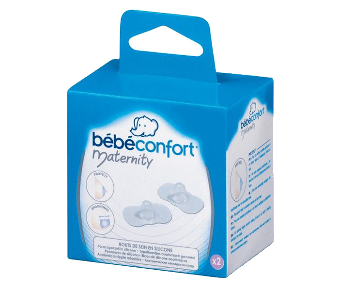 Bebe Confort 32000125 Silicone Nipple Shields - Small, 2 Pieces - Zoom Image 1