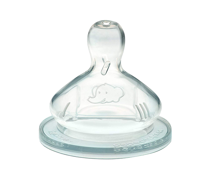 Bebe Confort 3102201200 Silicone Maternity Wide-Base Teats - Size 3, 2 Pieces - Zoom Image