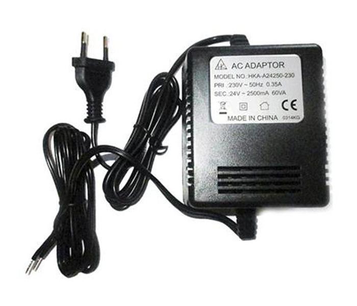 HiLook HKA-A24250-230 AC 24V 2.5A Europe Standard Plug Adapter - Zoom Image