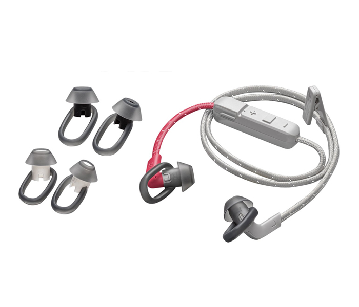 Plantronics Backbeat Fit300 Wireless Headset - Grey/Coral - Zoom Image 5