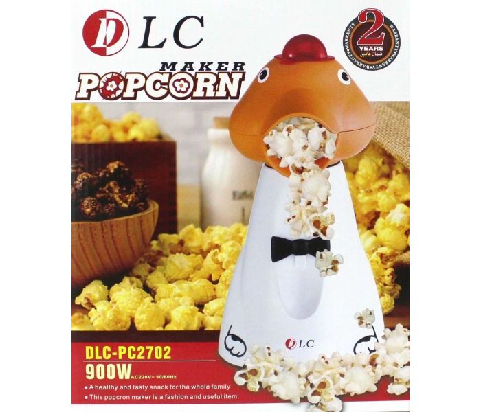 DLC PC2702 Pop Corn Maker White And Orange - Zoom Image 1