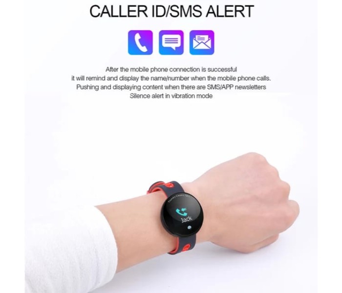 Waterproof IP68 OLED Round Colour Display Bluetooth Smart Watch with Blood Pressure Heart Rate Monitor Fitness Band Touch Screen Sports Wristband Pedometer Watch Q8 Multicolor - Zoom Image 6