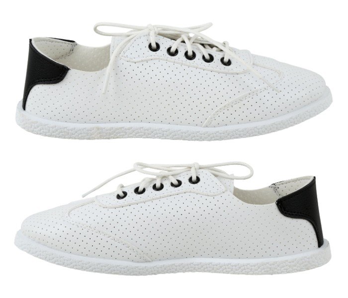 Ladies Comfort Shoes 39 UK  31490 White and Black - Zoom Image 1