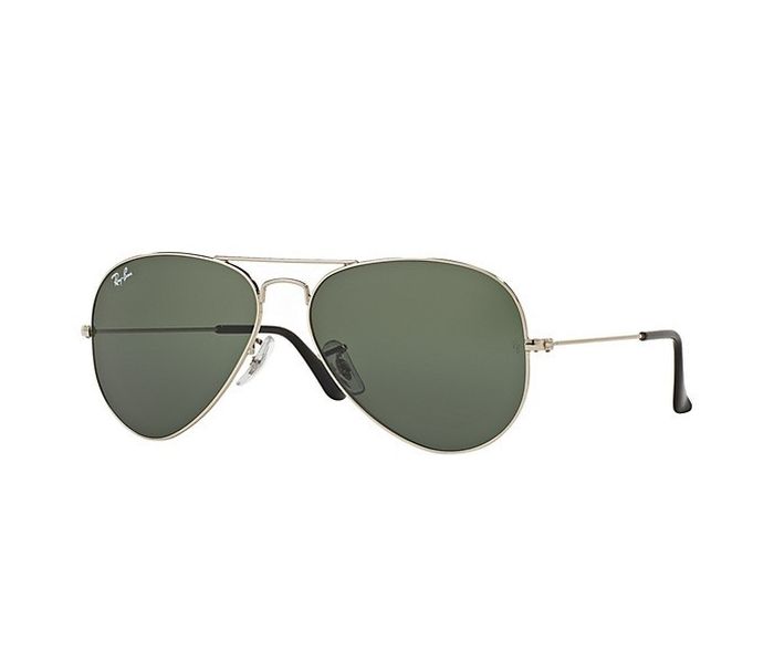 Ray-Ban 0RB3025 003/58-62 Aviator Silver Frame & Green Mirrored Sunglasses for Unisex - Zoom Image