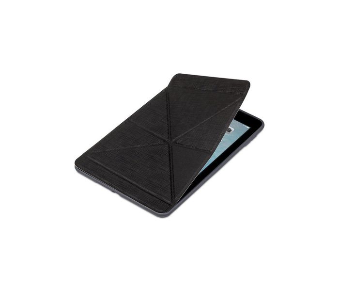 Promate Origami-Mini4 Premium Folio Case with Unique Origami Folding Stand for iPad mini 4 - Black - Zoom Image 1