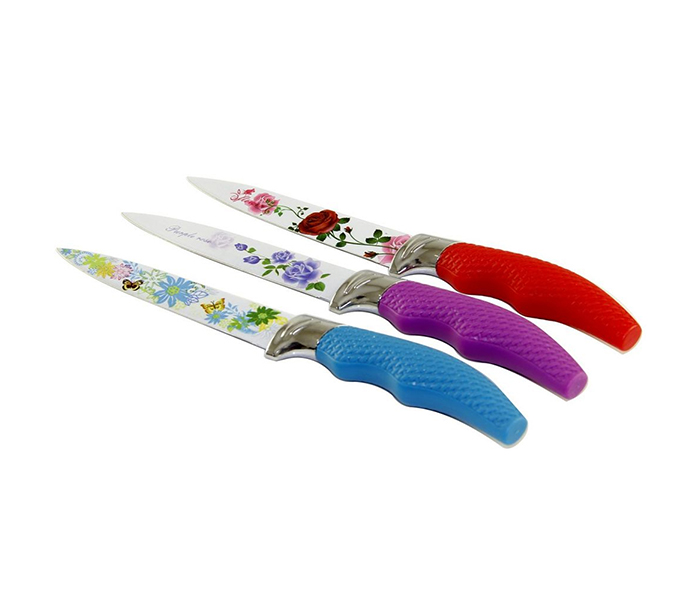 Taqdeer kn-9319 23 Cm Non Stick Kitchen Knives Set - 3 Pieces - Zoom Image 2