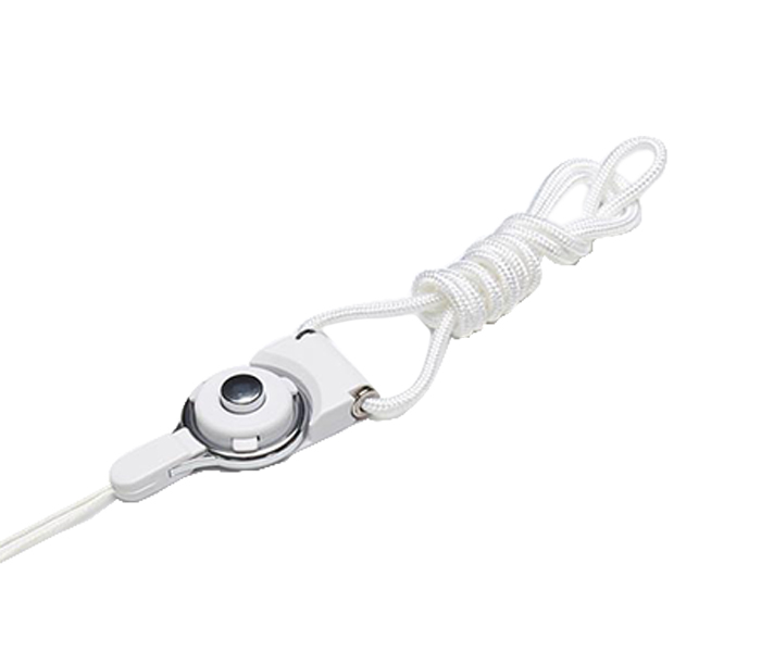 ZN Neck Strap Key Chain Holder For Mobile Phones & Id Card - White - Zoom Image