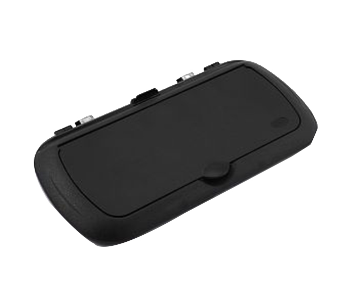 Car Visor Inner Mirror with Automatic Lights, Black - Zoom Image 2