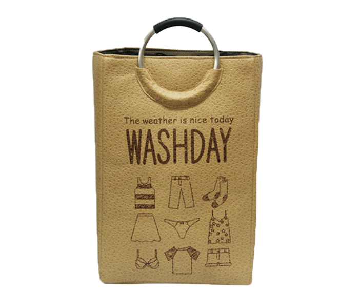 Royalford RF7736 Cloth Laundry Bag - Brown - Zoom Image 5