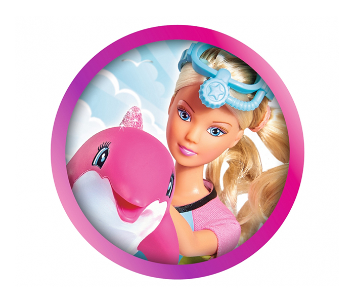 Simba 105733201 29 Cm Steffi Love Dolphin Fun with Cute Dolphin - Zoom Image 4