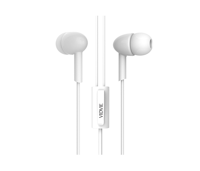 Vidvie HS-615 Stereo Headset with Mic - 120cm, White - Zoom Image 2