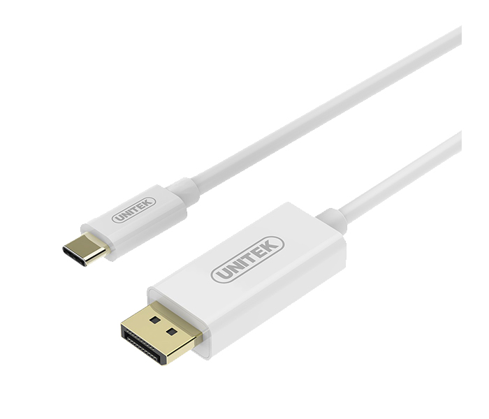 Unitek V400A 1.8M USB3.1 Type-C to DisplayPort Cable - White - Zoom Image 3