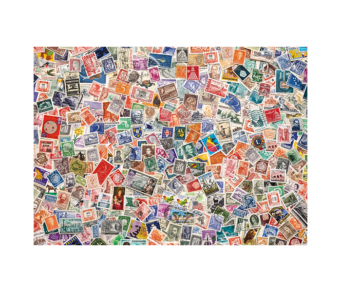 Clementoni 39387 High Quality Collection Stamps Adult Puzzle - 1000 Pieces - Zoom Image 1