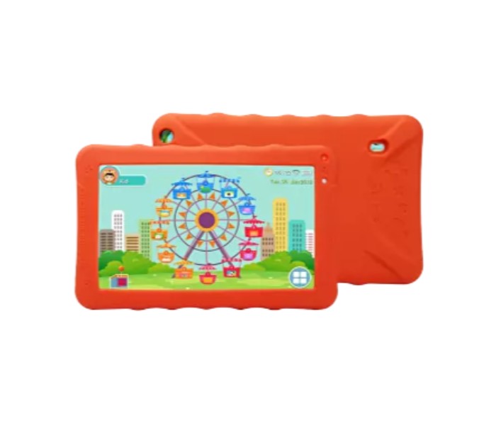 Wintouch K93 Kids Tablet 9 inch, Android 4.4, 8GB, 512MB DDR3, WiFi, Quad Core, Dual Camera, Orange - Zoom Image