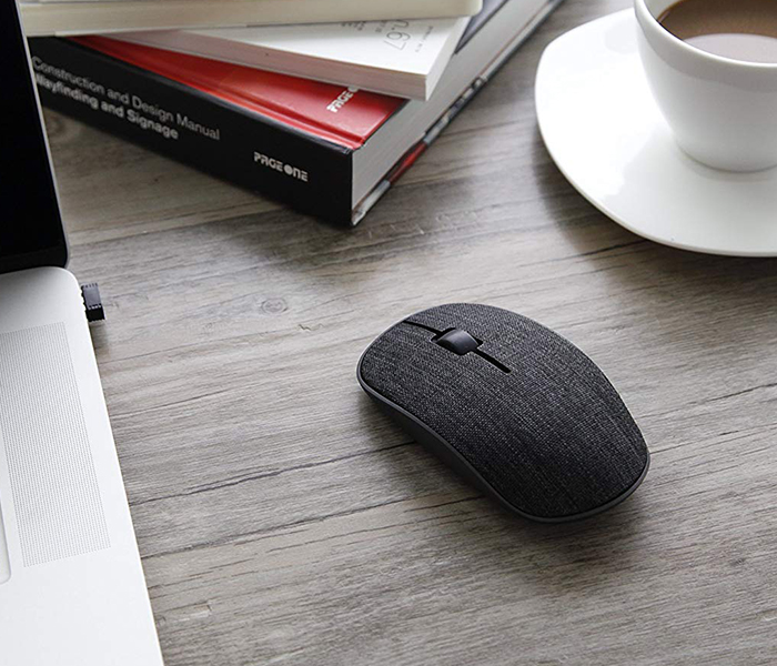 Rapoo 3510 PLUS 2.4GHz Wireless Fabric Optical Mouse - Black 17513 - Zoom Image 4