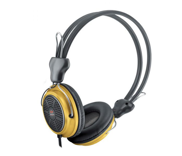 Audionic MAX 50 Deep Bass On-Ear Headphone - Black & Gold - Zoom Image 2