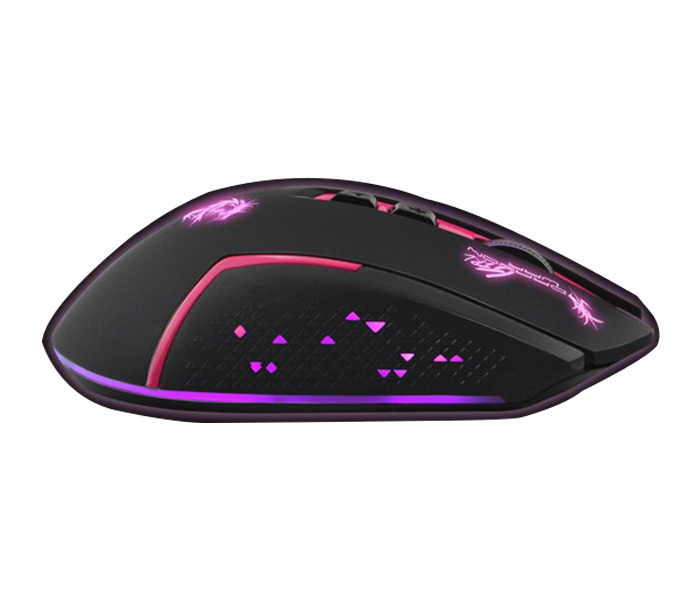 Dragon War G17 Silent 3200 DPI Gaming Mouse - Pink - Zoom Image 1