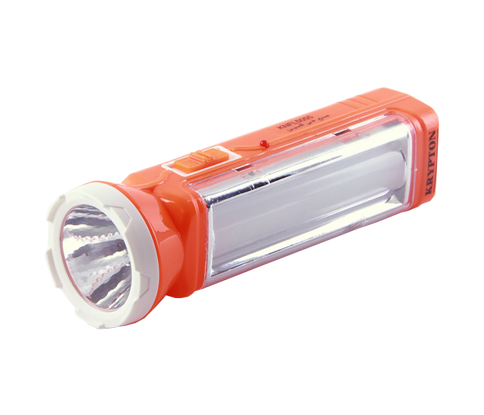 Krypton KNFL5055 Rechargeable LED Plastic Flash Light - Orange - Zoom Image