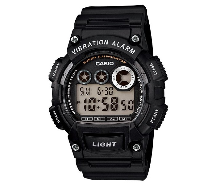 Casio W-735H-1AVDF (CN) Mens Sports Watch Black - Zoom Image