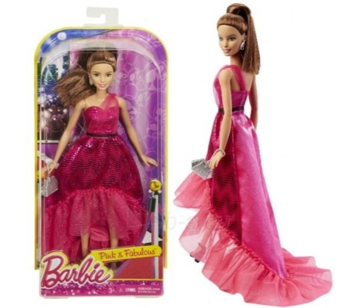 BARBIE DGY69 Fabulous Doll Gown Pink - Zoom Image 5