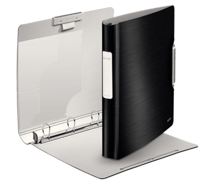 Leitz 4245-00-94 4DR Ring Binder  Satin Black - Zoom Image 1