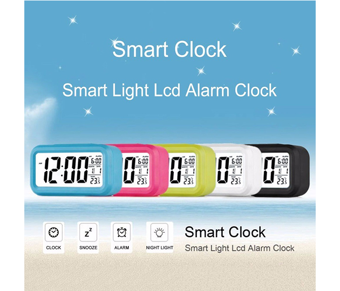 Smart Optical Back-lit Control LCD Digital Clock - Zoom Image 3