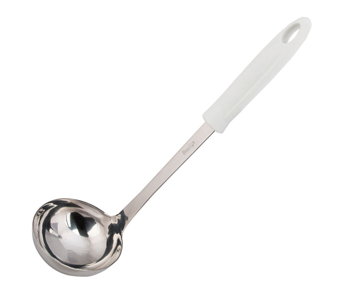 Prestige PR54406 Stainless Steel Head Basic Ladle, Silver & White - Zoom Image 2