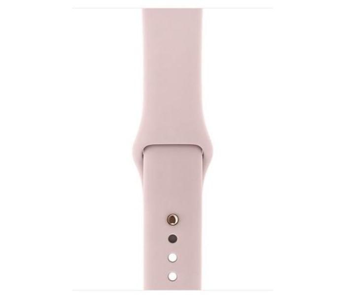 Apple Watch MQL22 Series 3 - 42mm Aluminum Case with Sand Sport Band, Pink & Gold - Zoom Image 1