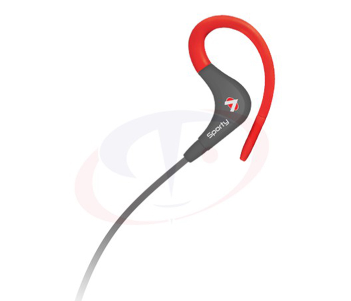 Audionic SE-40 Sporty Earbuds Earphone - Red & Black - Zoom Image 3