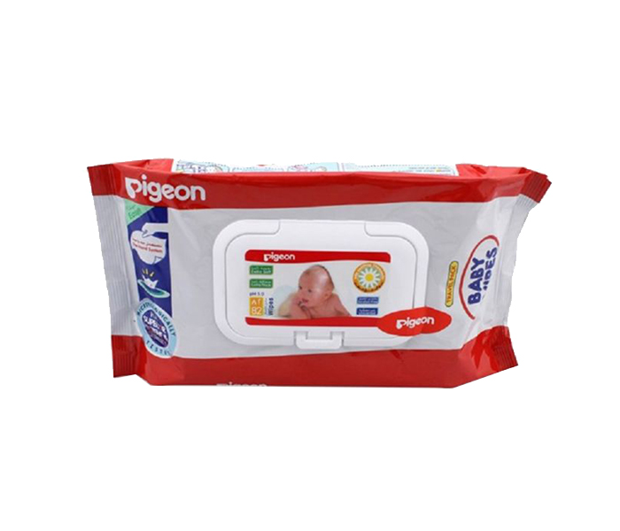 Pigeon N11583550A 82 Pieces Baby Wipes with Lid - White - Zoom Image