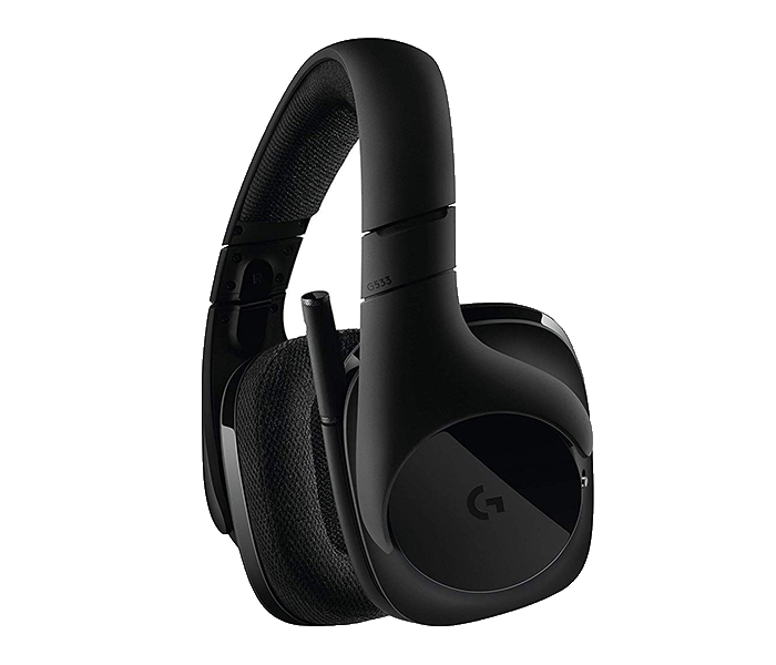 Logitech 981-000634 Wireless G533 7.1 Surround Sound Gaming Headset - Black - Zoom Image 3