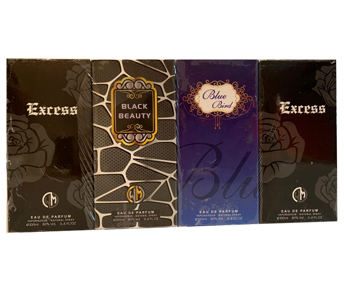 Excess Black Beauty Eau de perfume for Unisex pack of 4 - 400ml - Zoom Image 1