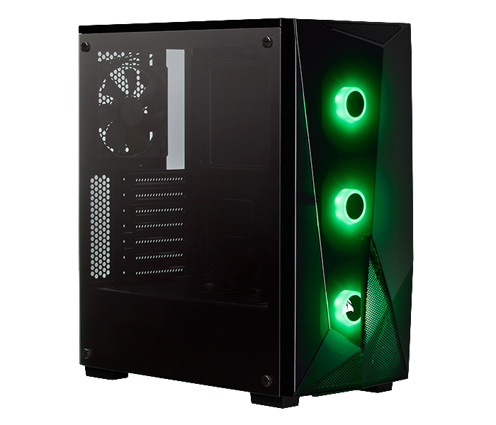 Corsair CC-9011166-WW Carbide Series SPEC-DELTA RGB Tempered Glass Mid-Tower ATX Gaming Case - Black - Zoom Image 1