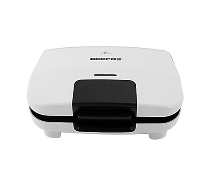 Geepas GSM6004 750 watt Sandwich Maker with Non Stick Coating - White - Zoom Image 4