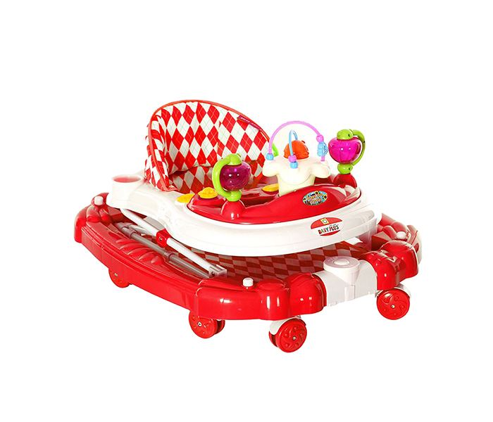 Baby Plus BP8313 Baby Walker Cum Rocker - Red - Zoom Image 3