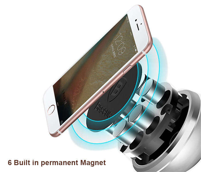 Baseus Universal Car Phone Holder with 360 Degree Magnetic Rotation - Zoom Image 2