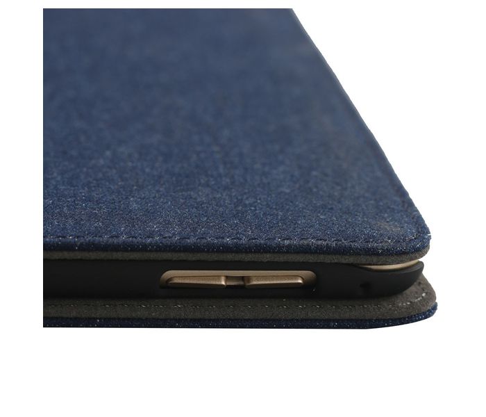 Promate fabriFlip-Air2 Premium Protective Fabric Folio Case for iPad Air 2 - Blue - Zoom Image 4