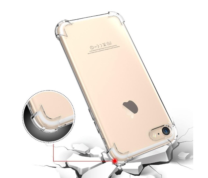 Shockproof Silicone TPU Transparent Back Case For iPhone 6 and 6S SHTC92 Clear - Zoom Image 2