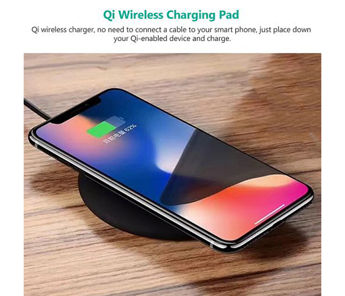 Trigger Wireless Power Charger Base Pad for Qi Standard Devices with iPhone Receiver - Zoom Image 2