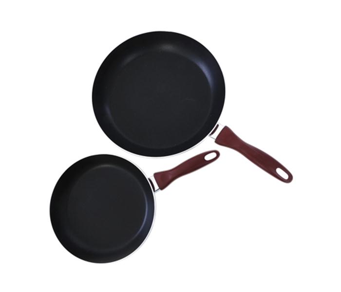 Royalford RF1754-FP  2 Pieces Fry Pan Set - Maroon - Zoom Image 2