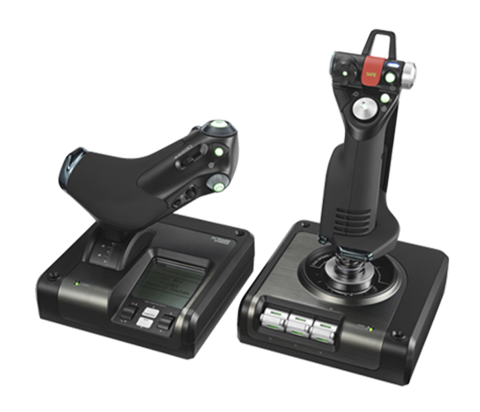 Logitech 945-000003 X52 Professional H.O.T.A.S. Part-Metal Throttle & Stick Simulation Controller - Black - Zoom Image 6