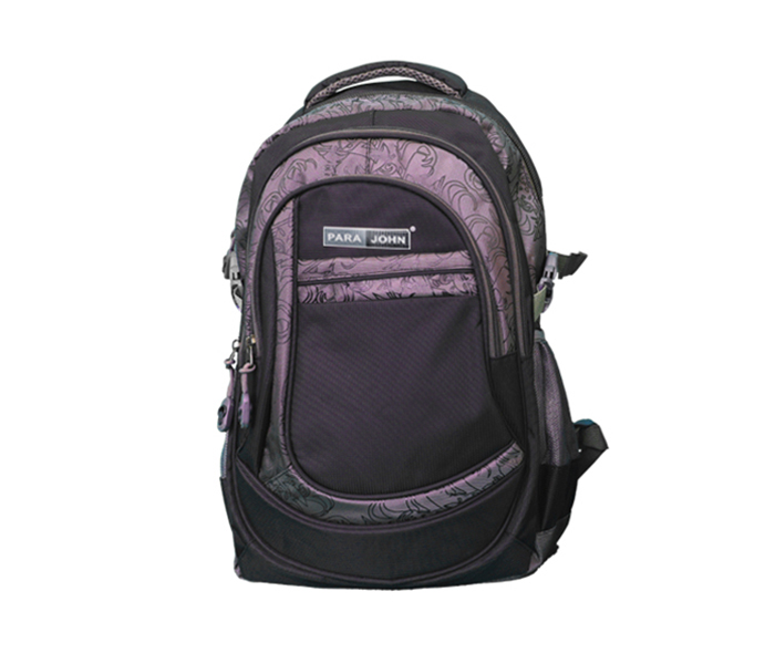 Para John PJSB6034A18 18-inch School Bag, Grey & Black - Zoom Image