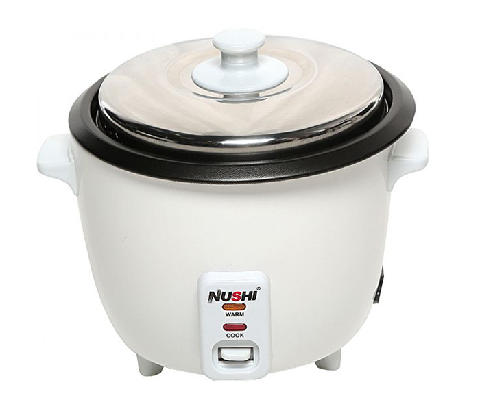 Nushi NS-5001 1 Litre Rice Cooker - White - Zoom Image 3