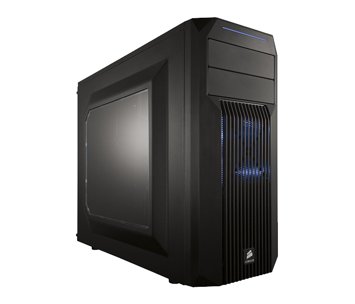 Corsair CC-9011057-WW Carbide Series SPEC-02 Blue LED Mid-Tower Gaming Case - Black - Zoom Image 6