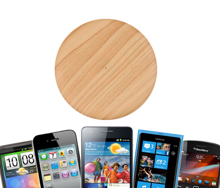 Qi Quick Wooden Wireless Cushion Charging Pad for All Qi Certified Devices - Zoom Image 2